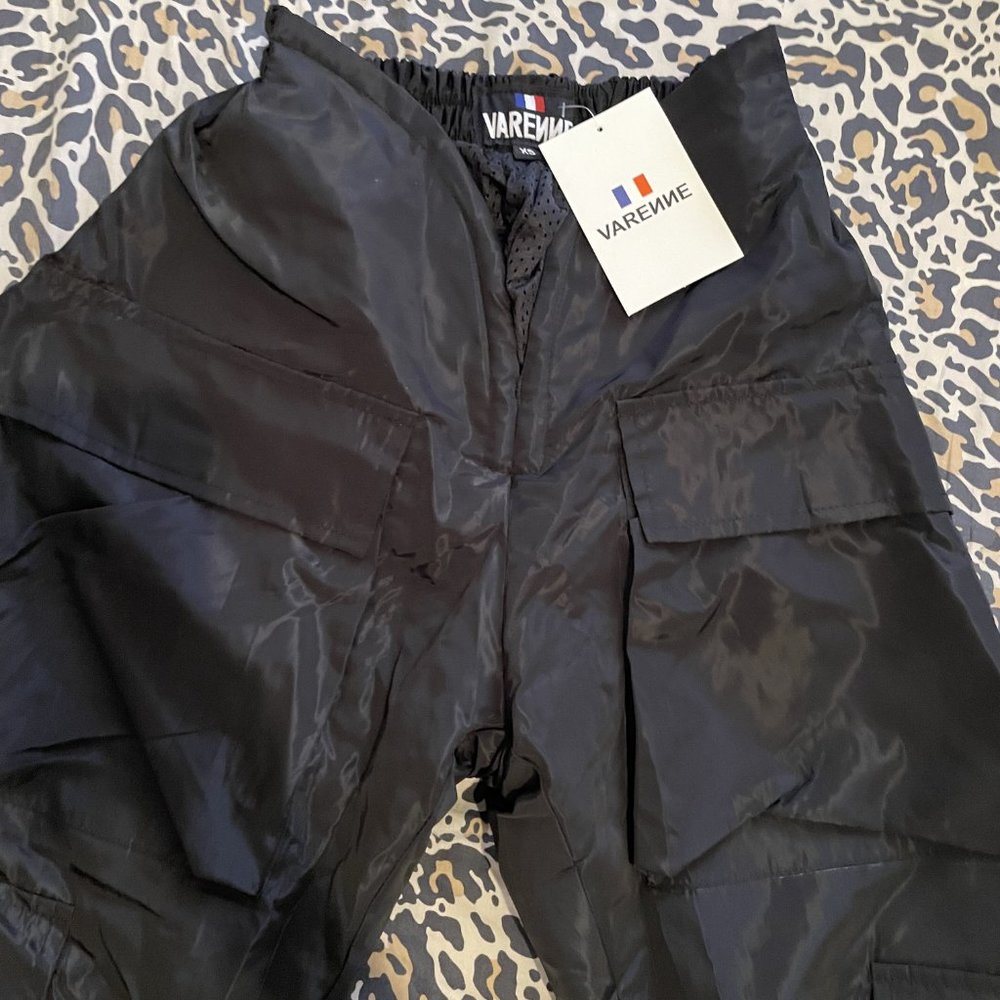 VARENNE V-Cut Ink Slush Cargo Pants
